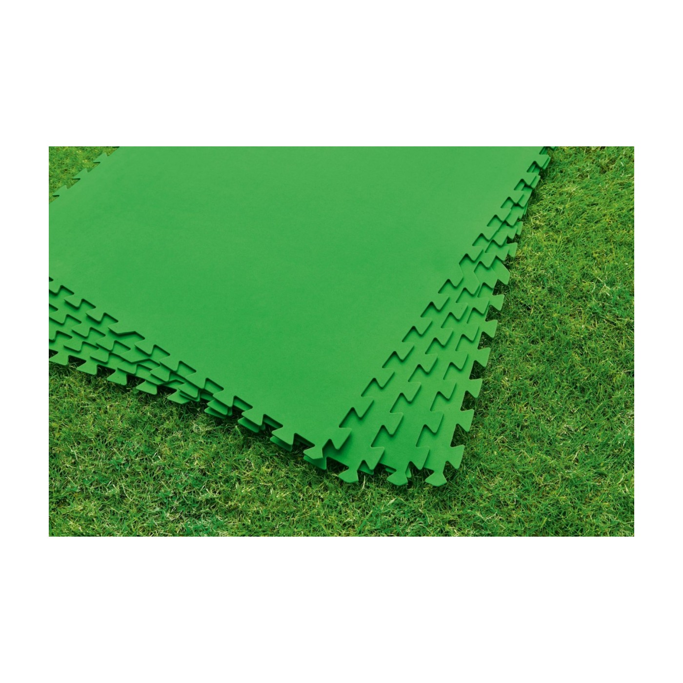 Pěnová podložka do zahradního bazénu zelená 9 ks 78x78cm BESTWAY