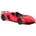 Lamborghini Aventador J červený RASTAR model 1:12 Dálkové ovládání Auto + 2,4 GHz Dálkové ovládání