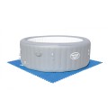 Pěnový koberec do zahradního bazénu modrý 9 ks 50x50cm BESTWAY