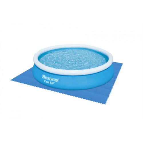 Pěnový koberec do zahradního bazénu modrý 9 ks 50x50cm BESTWAY