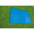Pěnový koberec do zahradního bazénu modrý 9 ks 50x50cm BESTWAY