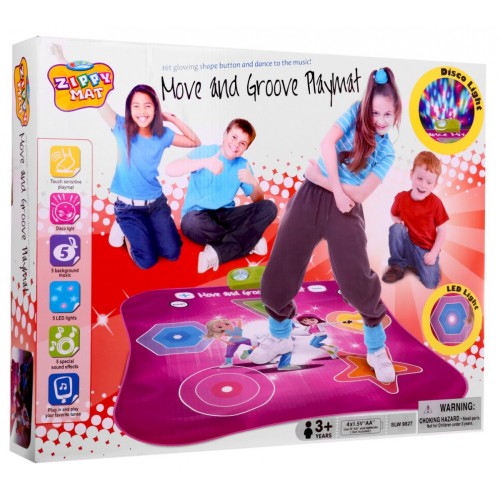 Taneční podložka „Move and Groove“ pro děti 3+ hra Rarity + světelné zvuky
