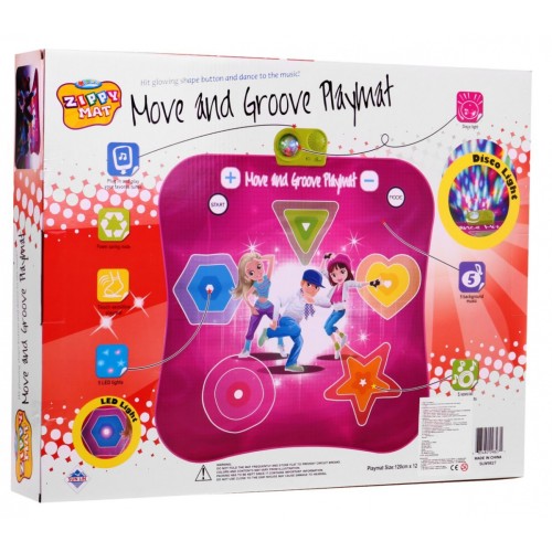 Taneční podložka „Move and Groove“ pro děti 3+ hra Rarity + světelné zvuky