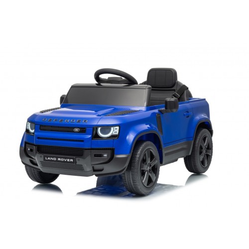 Land Rover Defender modré vozidlo