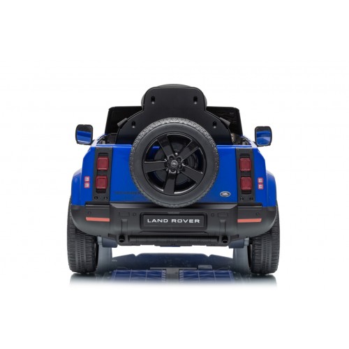 Land Rover Defender modré vozidlo