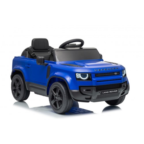 Land Rover Defender modré vozidlo