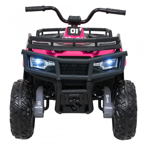 Čtyřkolka WOLF růžová 4x4