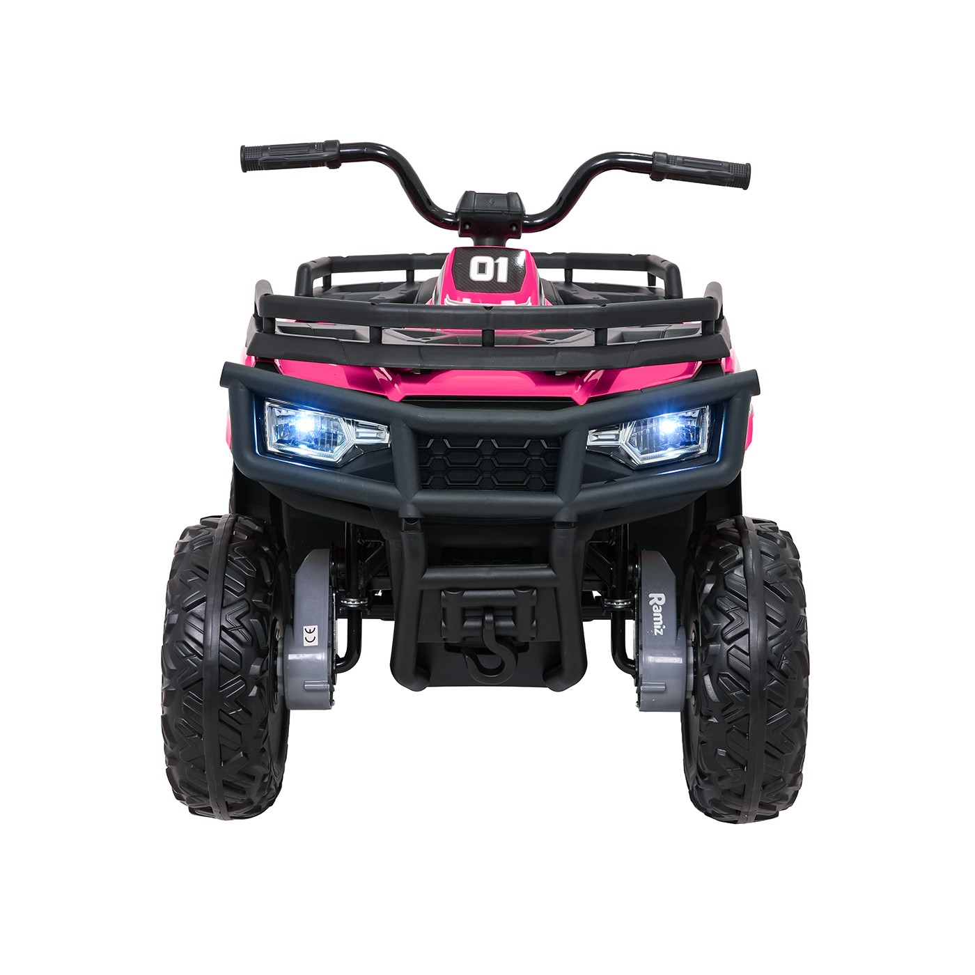 Čtyřkolka WOLF růžová 4x4