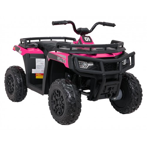 Čtyřkolka WOLF růžová 4x4