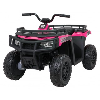 Čtyřkolka WOLF růžová 4x4