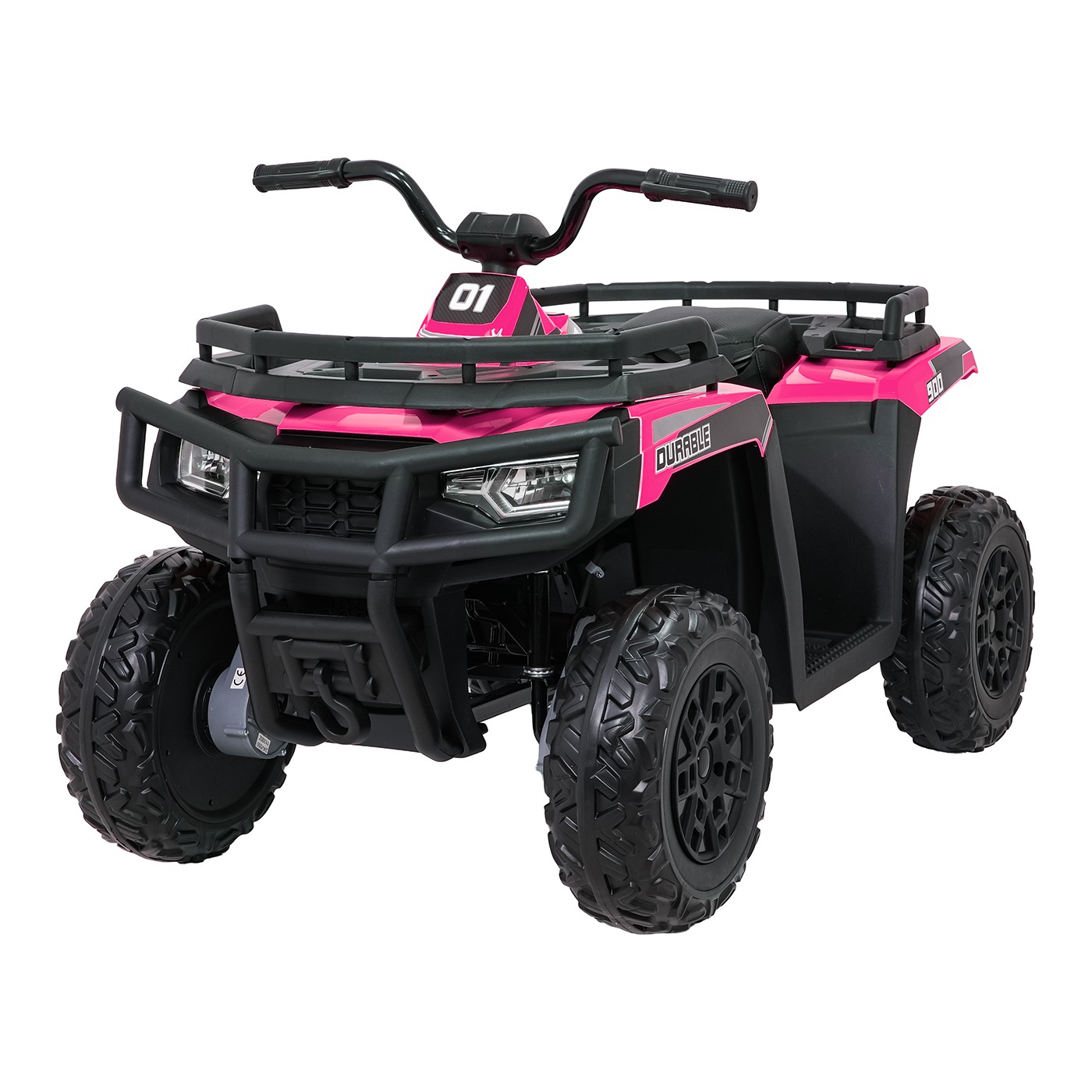 Čtyřkolka WOLF růžová 4x4