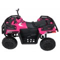 Čtyřkolka WOLF růžová 4x4