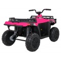 Čtyřkolka WOLF růžová 4x4
