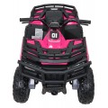 Čtyřkolka WOLF růžová 4x4