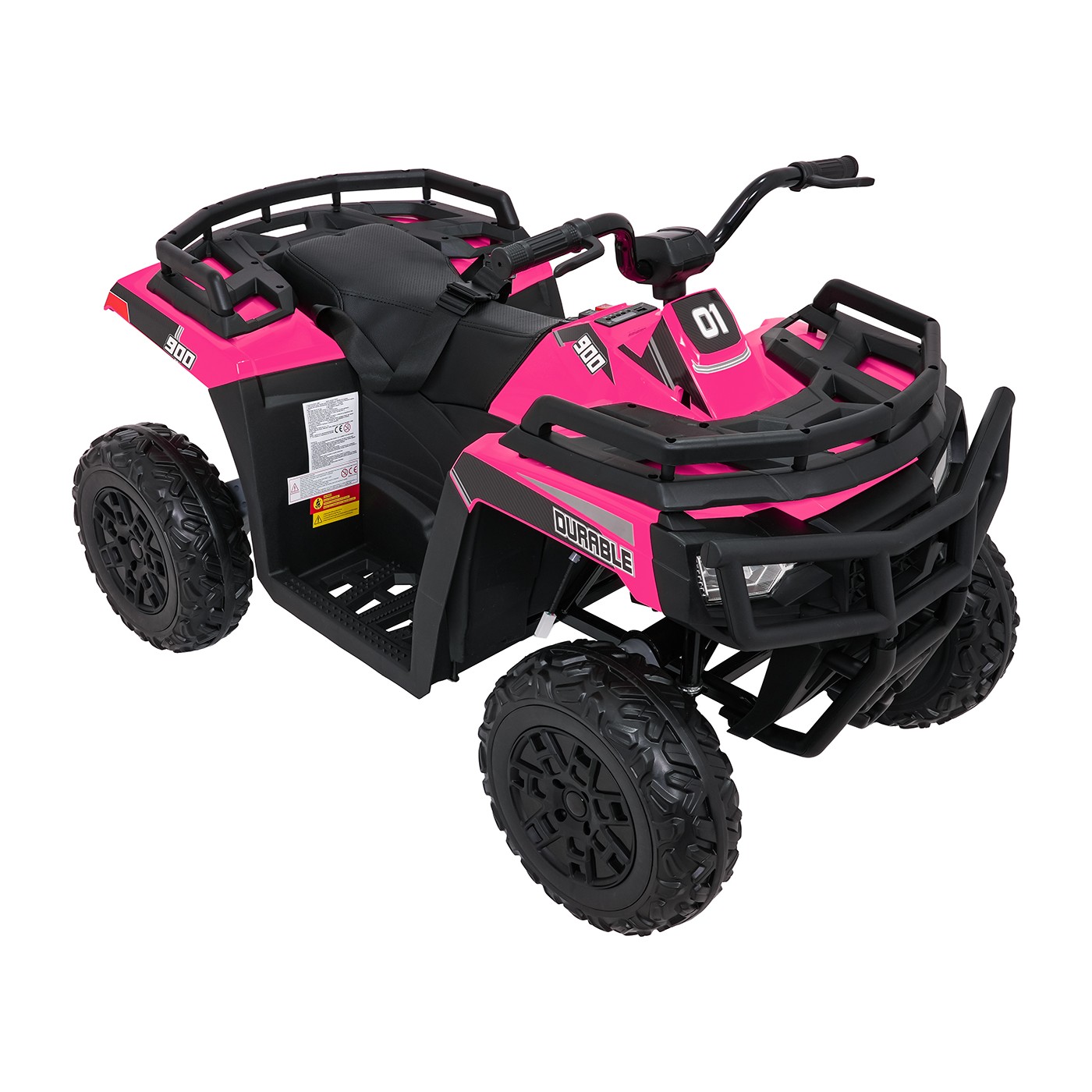 Čtyřkolka WOLF růžová 4x4
