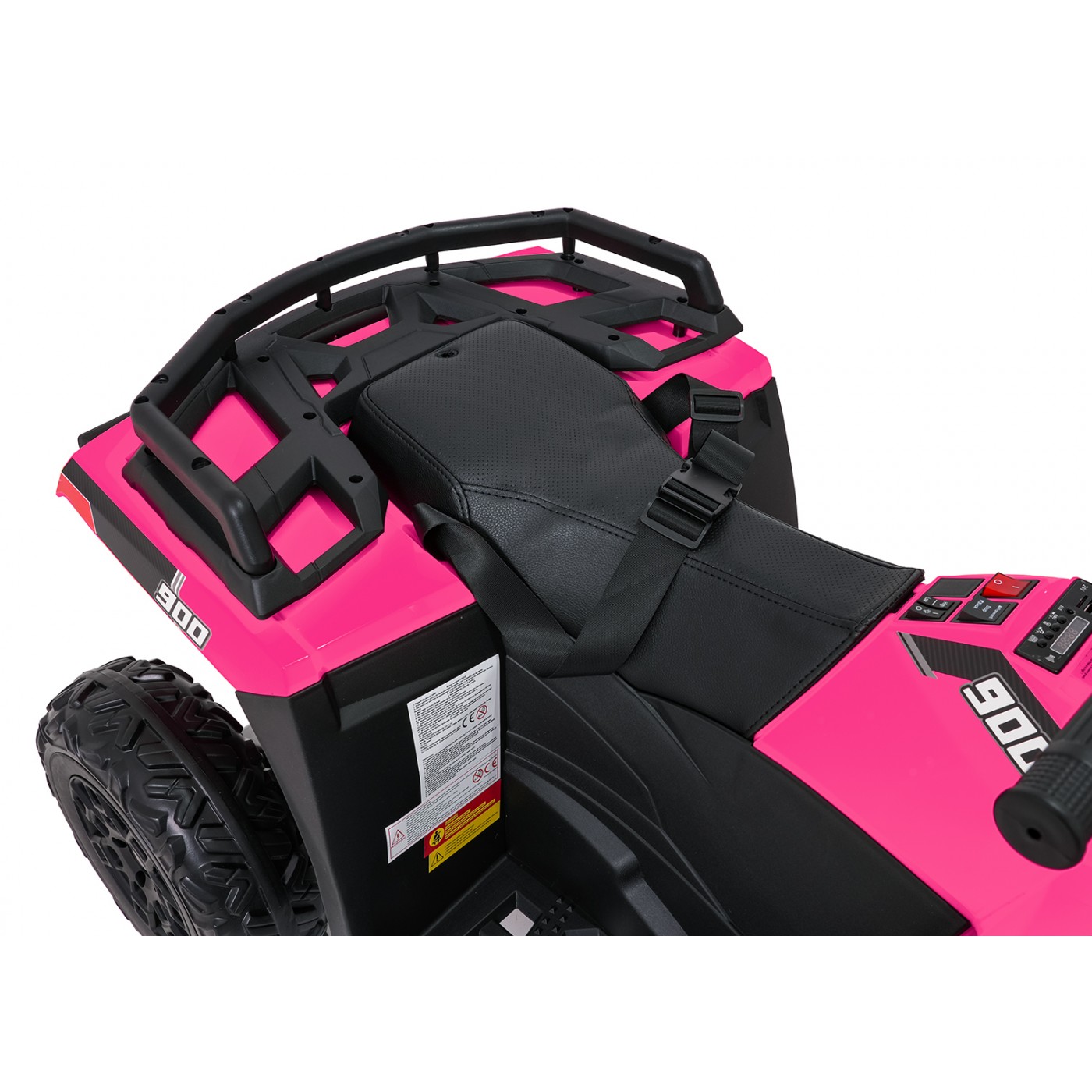 Čtyřkolka WOLF růžová 4x4