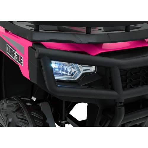 Čtyřkolka WOLF růžová 4x4