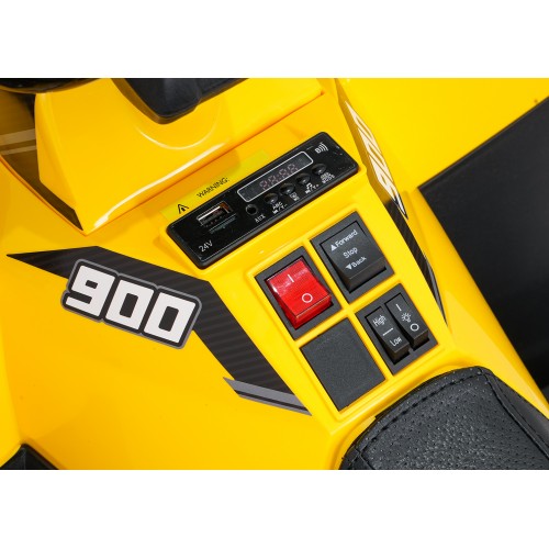 Čtyřkolka 4x4 ATV WOLF žlutá