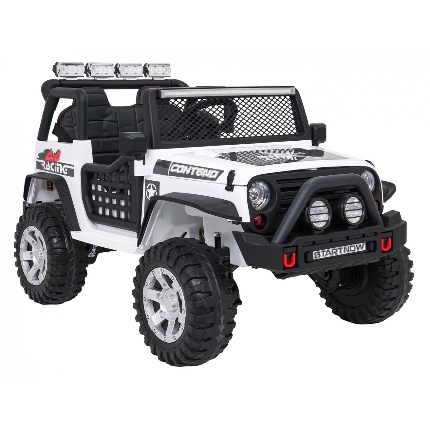 Jeep BEAST 4x4 bílé vozidlo