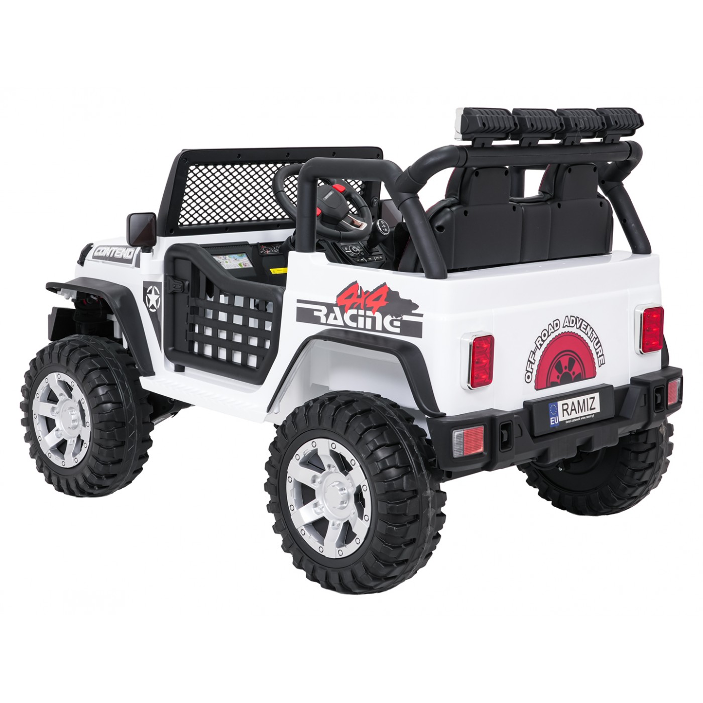Jeep BEAST 4x4 bílé vozidlo