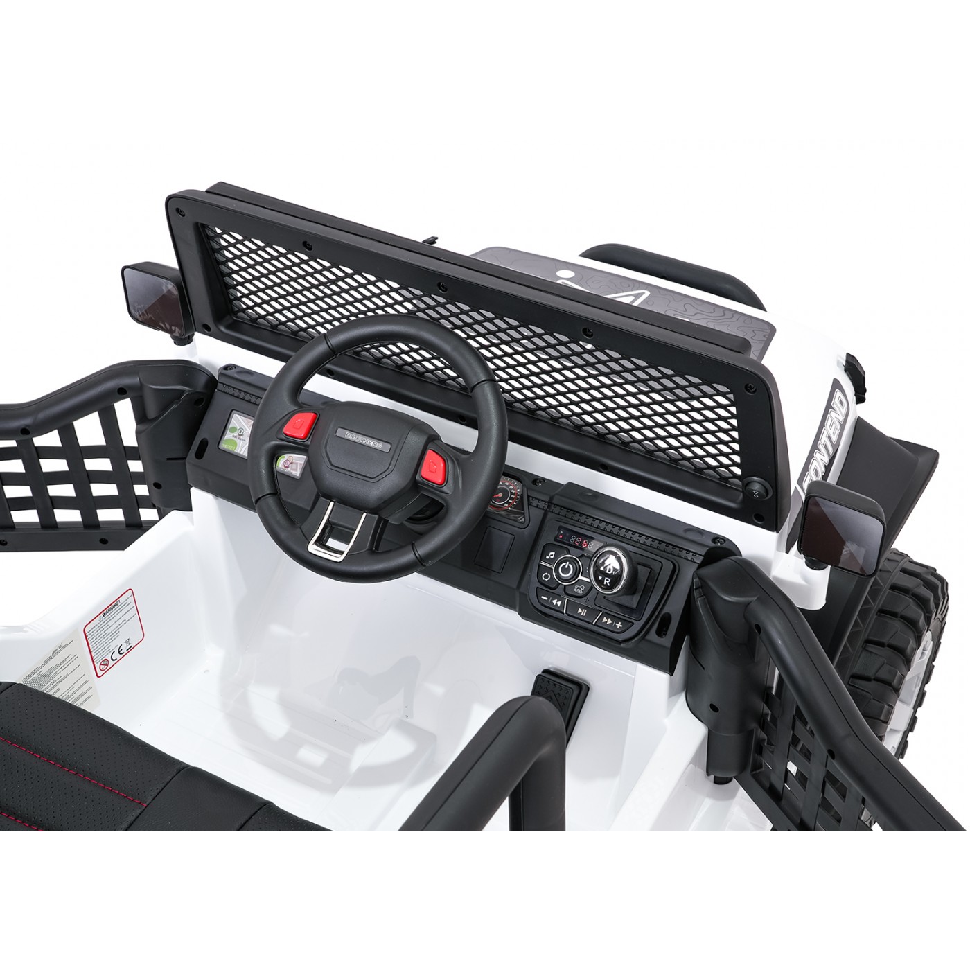 Jeep BEAST 4x4 bílé vozidlo