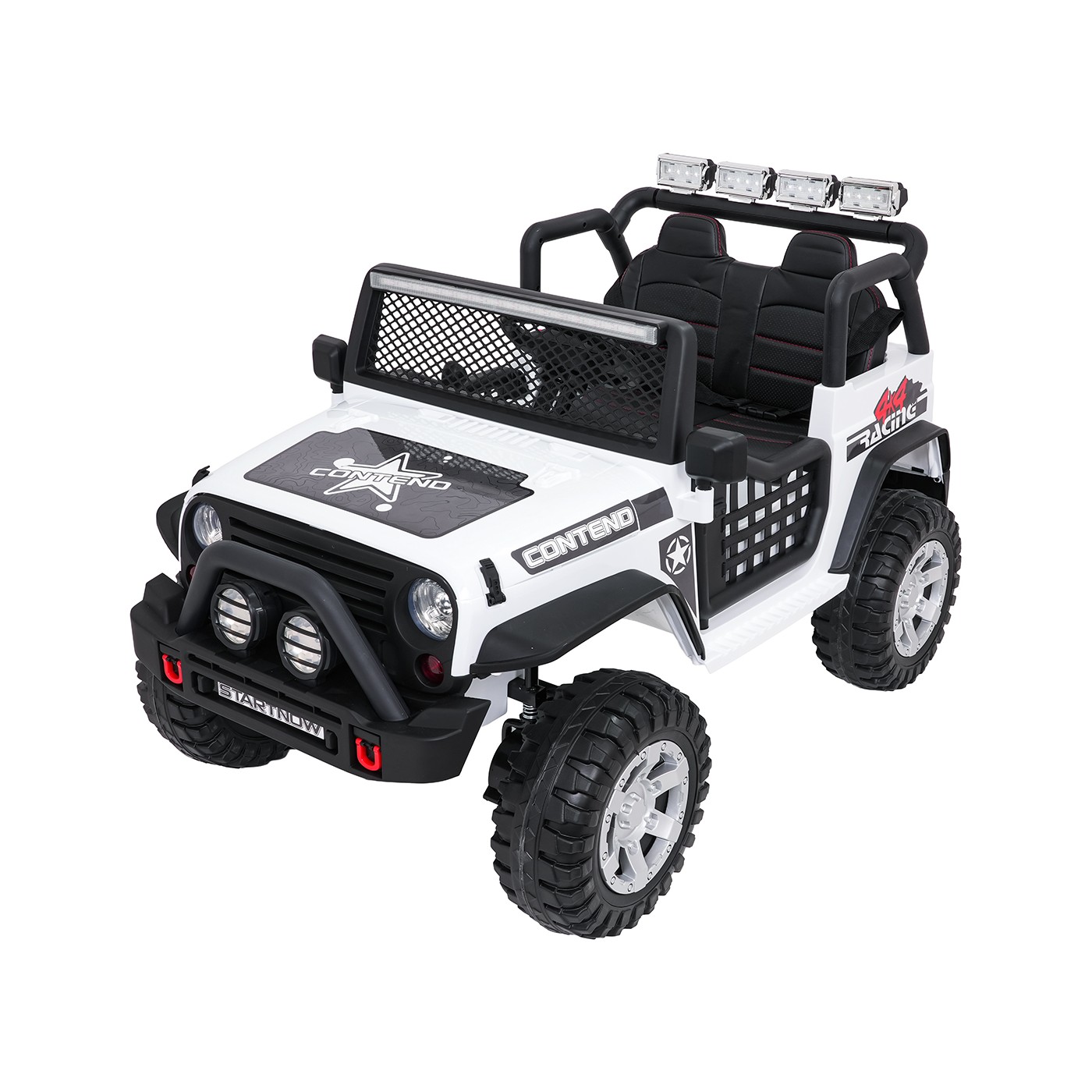 Jeep BEAST 4x4 bílé vozidlo
