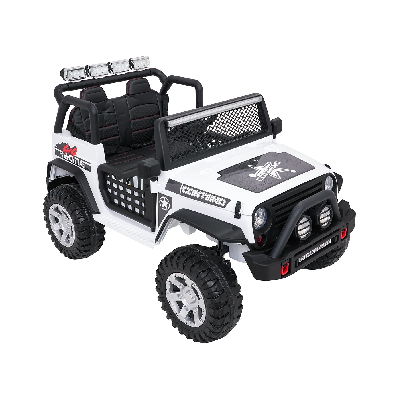 Jeep BEAST 4x4 bílé vozidlo