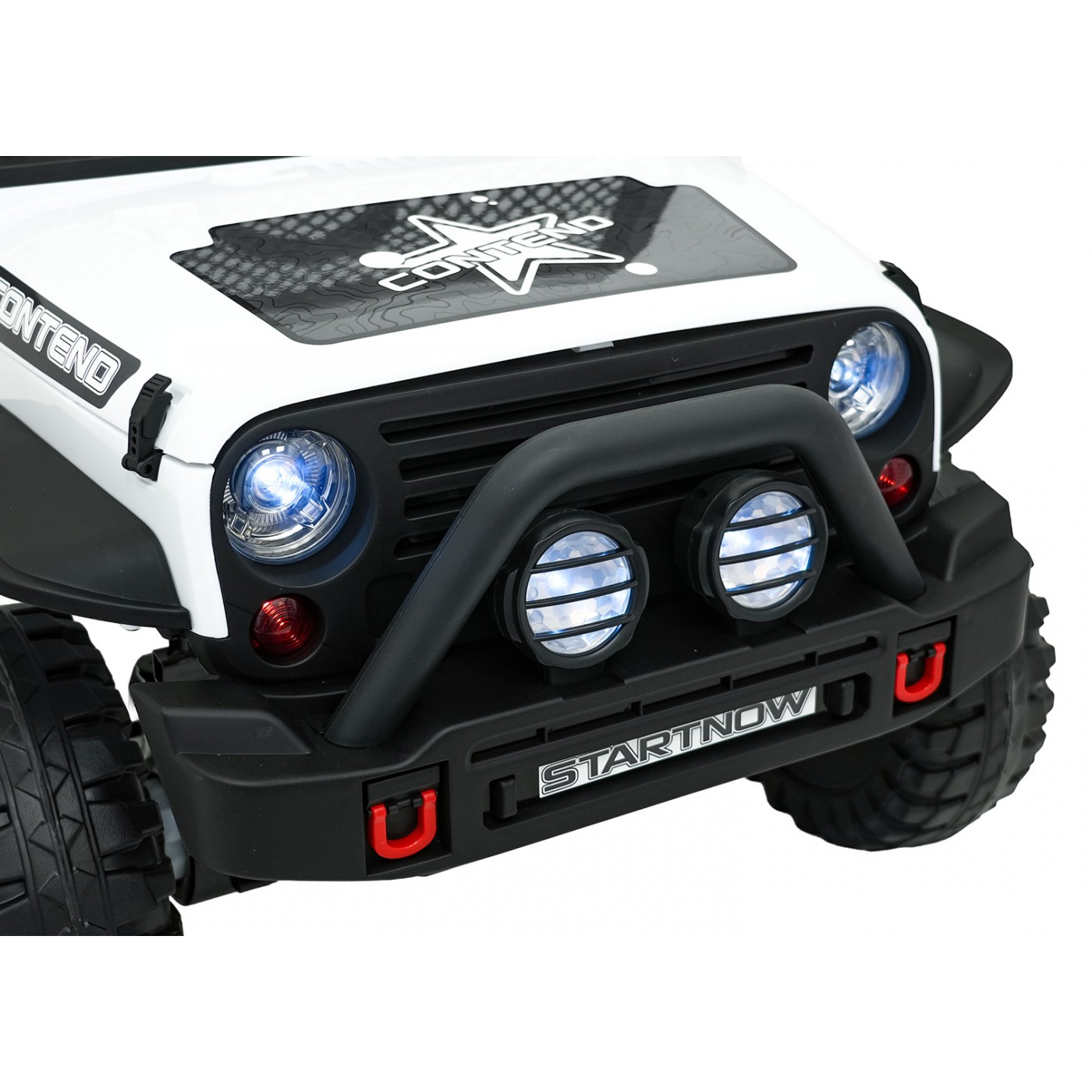 Jeep BEAST 4x4 bílé vozidlo