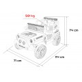 Jeep BEAST 4x4 bílé vozidlo