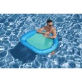 Plavecká matrace BESTWAY 106X95CM síťované dno + opěrka hlavy