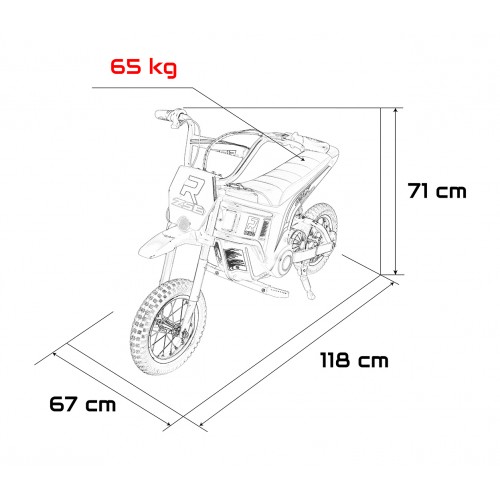 Motor vozidla RZ56 MAX červený