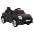 Černé vozidlo Mini Cooper