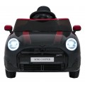 Černé vozidlo Mini Cooper