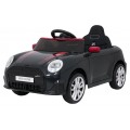 Černé vozidlo Mini Cooper