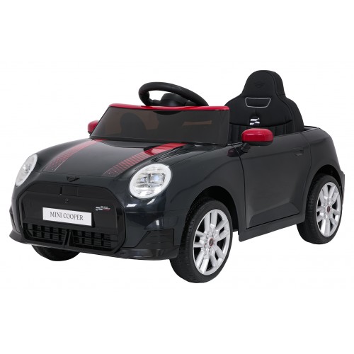 Černé vozidlo Mini Cooper