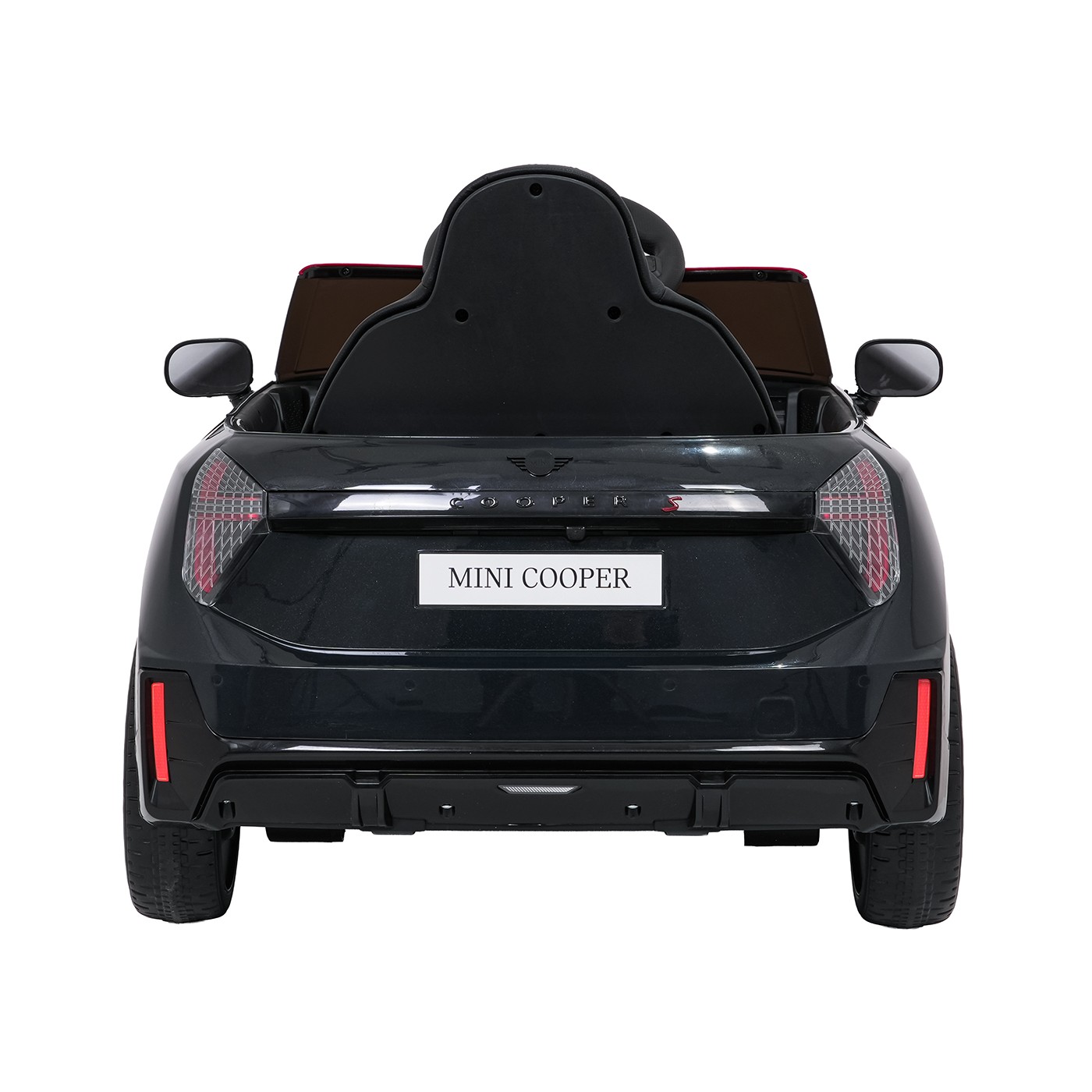 Černé vozidlo Mini Cooper
