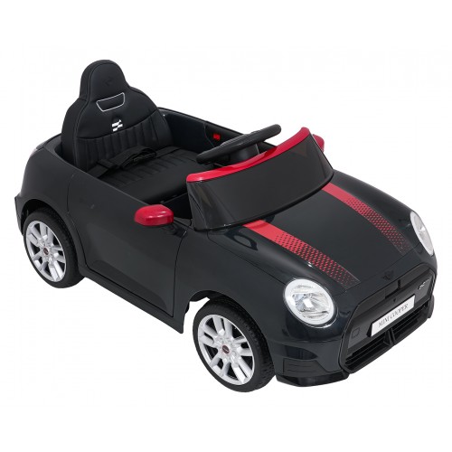 Černé vozidlo Mini Cooper