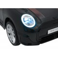 Černé vozidlo Mini Cooper