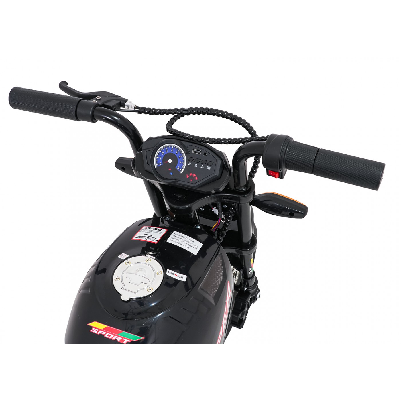 Motor vozidla SUPERMOTO černý
