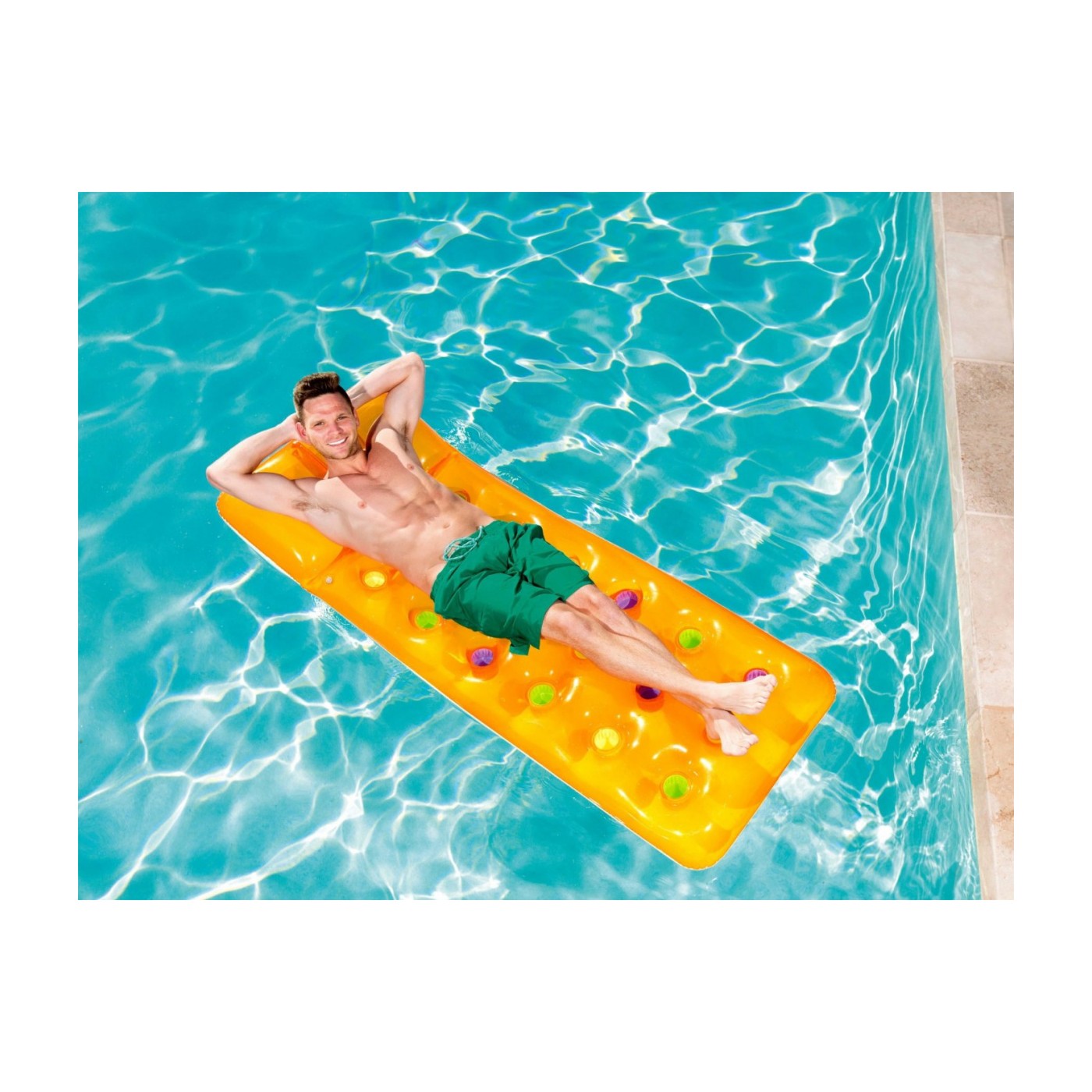 Matrace 188 71 cm BESTWAY žlutá