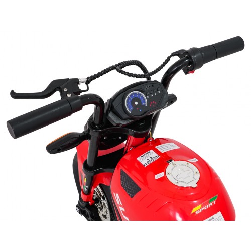Vozidlo Motocykl SUPERMOTO Červená