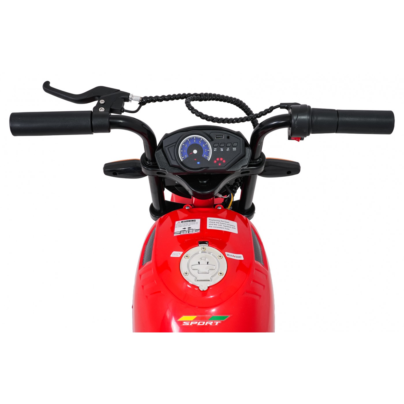Vozidlo Motocykl SUPERMOTO Červená