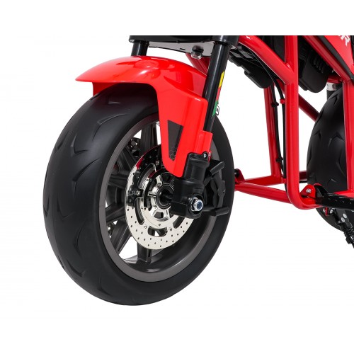 Vozidlo Motocykl SUPERMOTO Červená