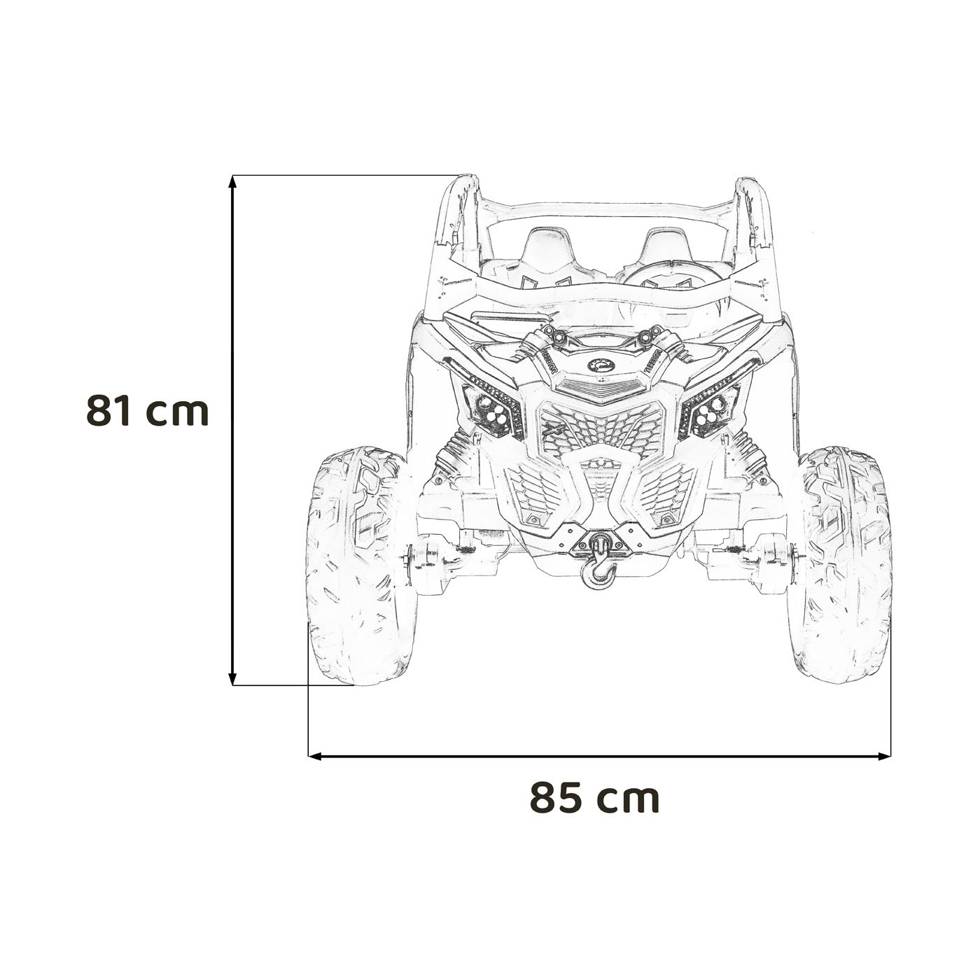 Bugina Maverick Turbo RR s modrošedými koly