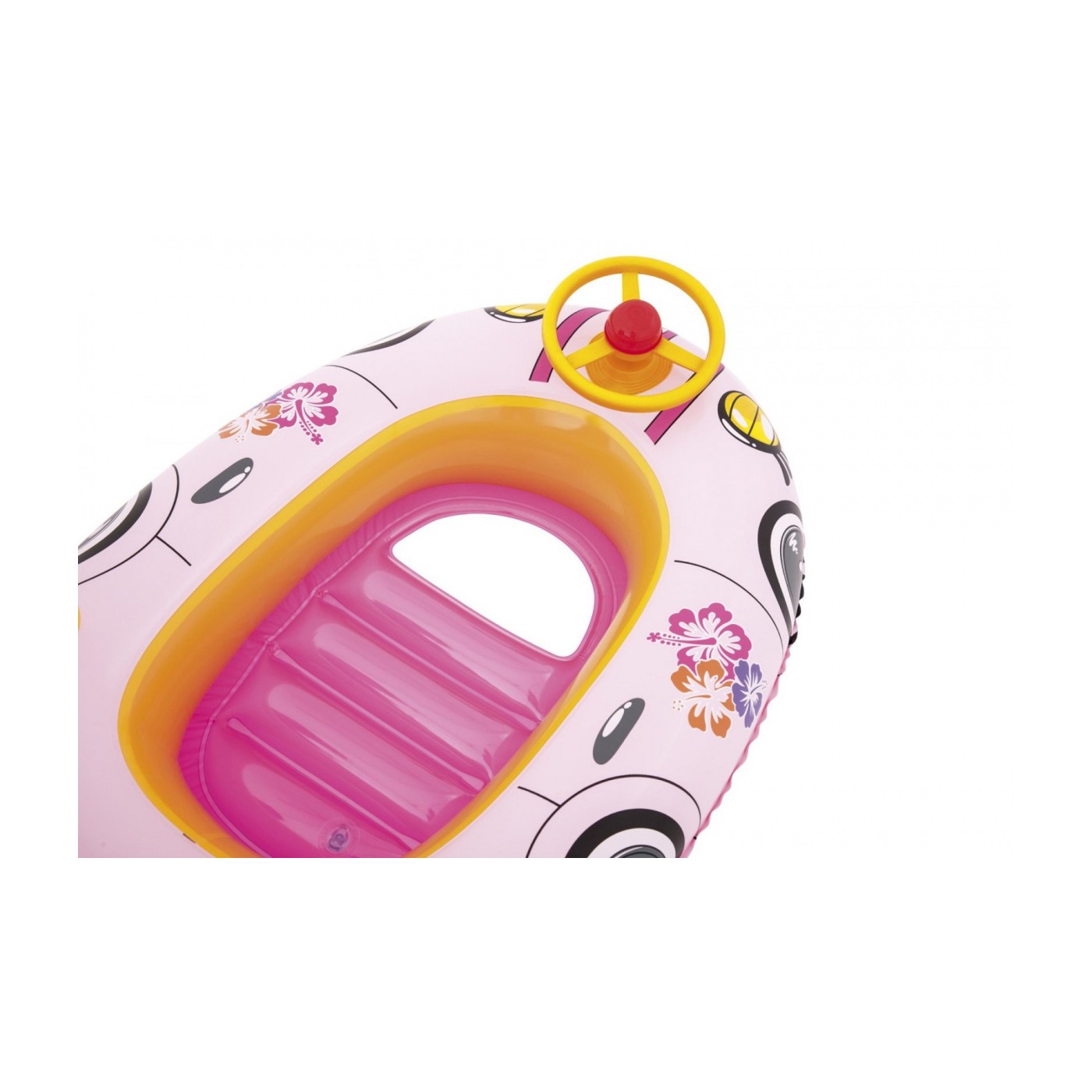 Matrace do auta s kšiltem Pink BESTWAY