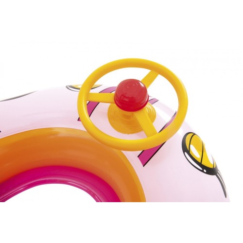 Matrace do auta s kšiltem Pink BESTWAY
