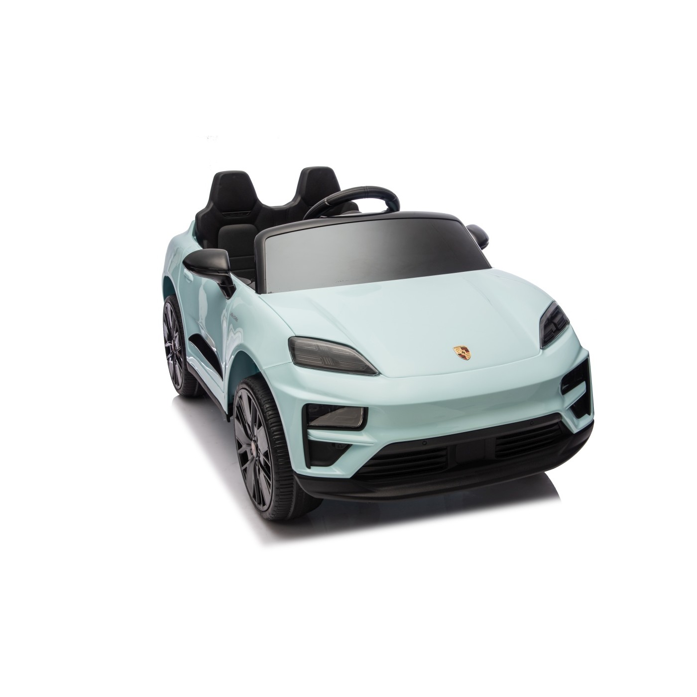 Modré vozidlo Porsche Macan