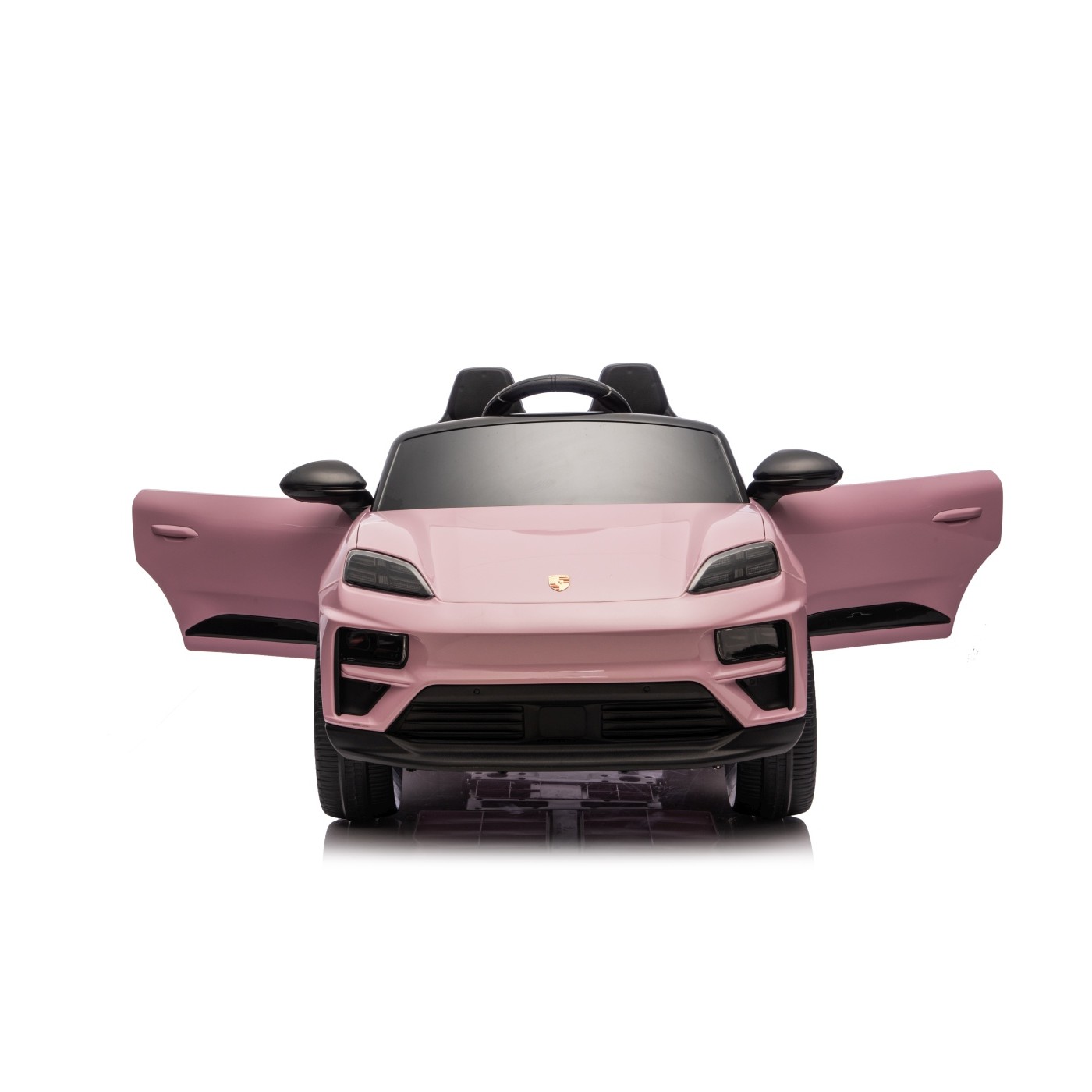 Růžové vozidlo Porsche Macan