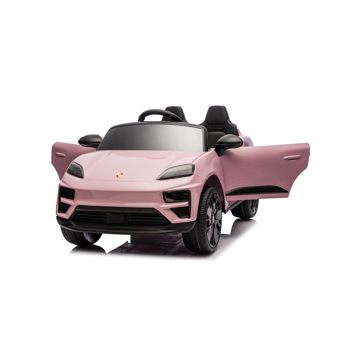 Růžové vozidlo Porsche Macan