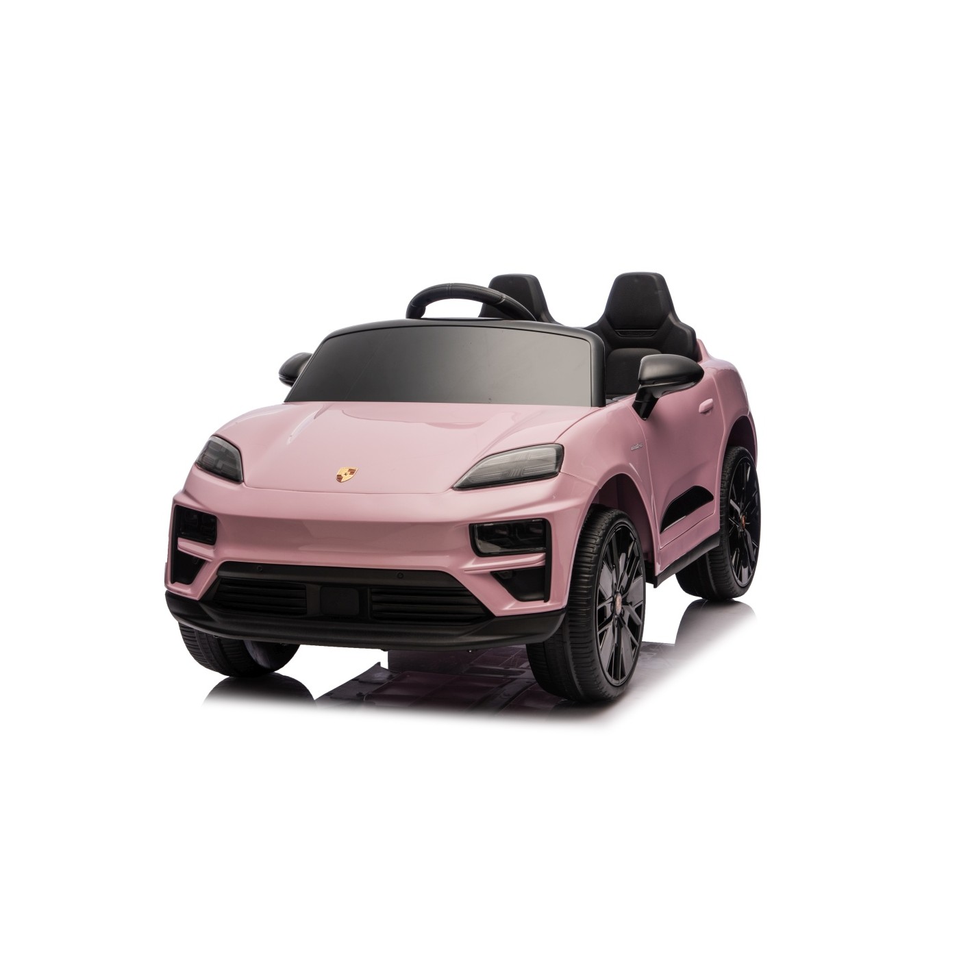 Růžové vozidlo Porsche Macan